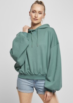 Дамски широк суичър в зелено Ladies Oversized Hoody Дамски широк суичър в зелено Ladies Oversized Hoody