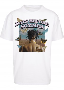 Мъжка тениска в бял цвят Mister Tee Days Before Summer  Мъжка тениска в бял цвят Mister Tee Days Before Summer