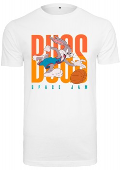 Мъжка тениска в бял цвят Mister Tee Space Jam Big Bugs Playing  Мъжка тениска в бял цвят Mister Tee Space Jam Big Bugs Playing