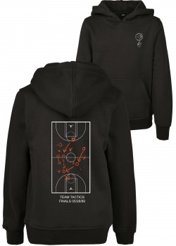 Детски суичър в черен цвят Mister Tee Team Tactics 