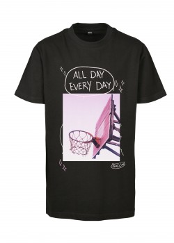 Детска тениска в черен цвят Mister Tee All Day Every Day Pink  