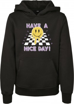 Детски суичър в черен цвят Mister Tee Nice Day 