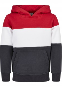 Детски суичър в три цвята Urban Classics 3-Tone