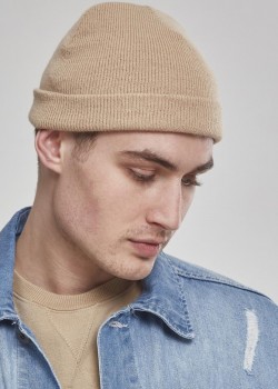 Шапка бийни в бежов цвят Heavyweight Beanie croissant  Шапка бийни в бежов цвят Heavyweight Beanie croissant