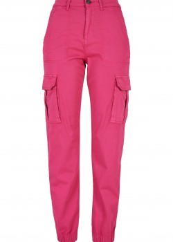 Дамски панталон в розов цвят Urban Classics Ladies Pants Дамски панталон в розов цвят Urban Classics Ladies Pants