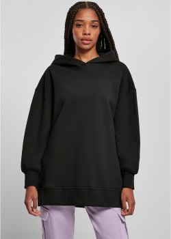 Дамски широк суичър с качулка в черен цвят Urban Classics Big Oversized Hoody Дамски широк суичър с качулка в черен цвят Urban Classics Big Oversized Hoody