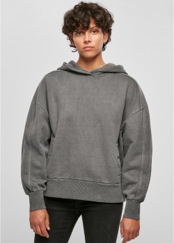 Дамски суичър с качулка в цвят графит Urban Classics Terry Hoody Дамски суичър с качулка в цвят графит Urban Classics Terry Hoody