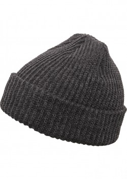 Шапка бийни в тъмносив цвят Rib Beanie  Шапка бийни в тъмносив цвят Rib Beanie