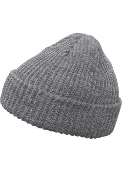 Шапка бийни в сив цвят Rib Beanie  Шапка бийни в сив цвят Rib Beanie