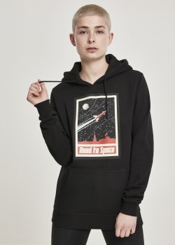 Дамски суичър Mister Tee Road To Space в черен цвят Дамски суичър Mister Tee Road To Space в черен цвят