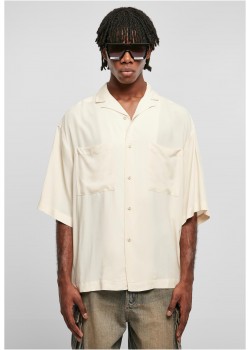 Мъжка широка риза в цвят еркю Urban Classics Oversized Shirt Мъжка широка риза в цвят еркю Urban Classics Oversized Shirt
