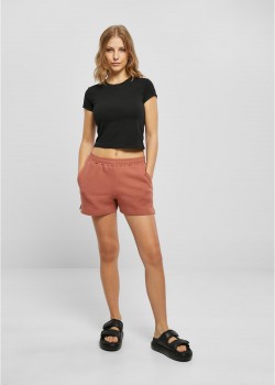 Дамски къси панталони в цвят праскова Urban Classics Terry Shorts Дамски къси панталони в цвят праскова Urban Classics Terry Shorts