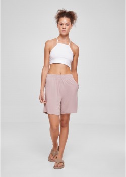 Дамски къси панталони в светлолилав цвят Urban Classics Ladies Shorts Дамски къси панталони в светлолилав цвят Urban Classics Ladies Shorts