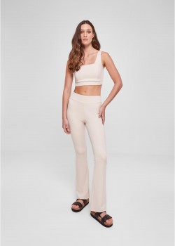 Дамски клин в цвят екрю Urban Classics Ladies High Waist  Дамски клин в цвят екрю Urban Classics Ladies High Waist
