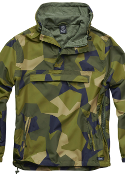 Мъжка лятна ветровка в зелен камуфлаж Brandit camo M90 Мъжка лятна ветровка в зелен камуфлаж Brandit camo M90