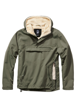 Мъжка дебела ветровка в цвят маслина Brandit Windbreaker olive Мъжка дебела ветровка в цвят маслина Brandit Windbreaker olive