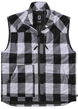 Мъжка жилетка Brandit Lumber Vest white/black Мъжка жилетка Brandit Lumber Vest white/black