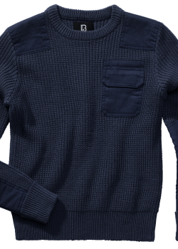 Детски пуловер в тъмносин цвят Brandit BW  Детски пуловер в тъмносин цвят Brandit BW