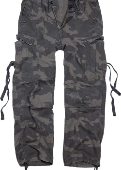 Мъжки карго панталони в тъмен камуфлаж Brandit M-65 darkcamo Мъжки карго панталони в тъмен камуфлаж Brandit M-65 darkcamo
