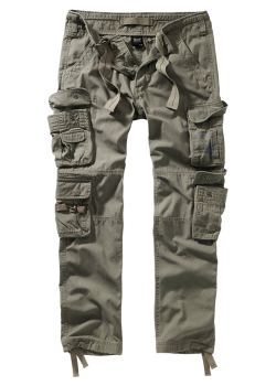 Мъжки втален карго панталон в цвят маслина Brandit Pure Slim Fit Мъжки втален карго панталон в цвят маслина Brandit Pure Slim Fit