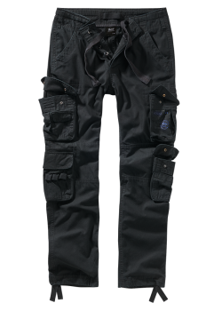 Мъжки вталени карго панталон в черен цвят Brandit Pure Slim Fit Мъжки вталени карго панталон в черен цвят Brandit Pure Slim Fit