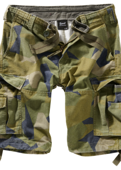Мъжки къси карго панталони камуфлаж Brandit swedish camo M90 Мъжки къси карго панталони камуфлаж Brandit swedish camo M90