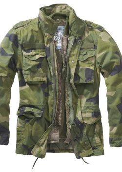 Премиум мъжко яке в зелен камуфлаж Brandit M65 Giant swedisch camo Премиум мъжко яке в зелен камуфлаж Brandit M65 Giant swedisch camo