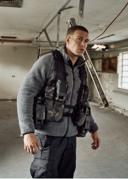 Мъжко яке от плюшен полар в сиво Brandit Teddyfleece Troyer anthracite Мъжко яке от плюшен полар в сиво Brandit Teddyfleece Troyer anthracite