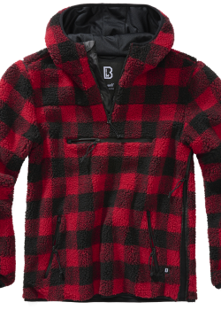 Мъжко карирано яке в червено Brandit Worker Pullover Мъжко карирано яке в червено Brandit Worker Pullover