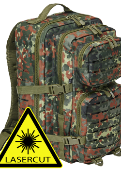 Туристическа раница камуфлаж 40 л. Brandit US Lasercut flecktarn Туристическа раница камуфлаж 40 л. Brandit US Lasercut flecktarn