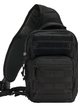 Функционална чанта в черно Brandit US Cooper Sling Pack Medium Функционална чанта в черно Brandit US Cooper Sling Pack Medium