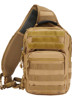 Функционална чанта в цвят камел Brandit US Cooper Sling Pack Medium Функционална чанта в цвят камел Brandit US Cooper Sling Pack Medium
