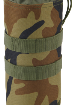 Държач за бутилка в камуфлажен цвят Molle I woodland Държач за бутилка в камуфлажен цвят Molle I woodland