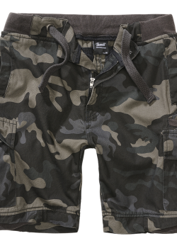 Мъжки къси карго панталони в камуфлажен цвят Packham Vintage darkcamo Мъжки къси карго панталони в камуфлажен цвят Packham Vintage darkcamo