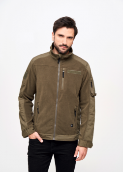 Мъжко яке в цвят камел Brandit Fleece Ripstop  Мъжко яке в цвят камел Brandit Fleece Ripstop