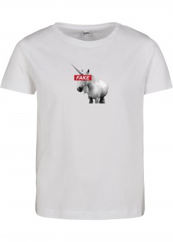 Детска тениска в бял цвят Mister Tee Kids Fake Unicorn 