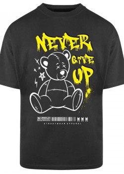 Тениска Oversize Never Give Up Тениска Oversize Never Give Up