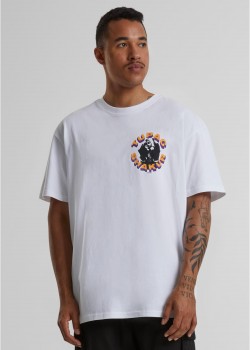 Тениска в бял цвят Mister Tee 2Pac Toss it up Oversize Тениска в бял цвят Mister Tee 2Pac Toss it up Oversize