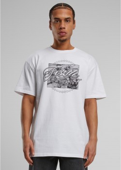 Мъжка тениска в бял цвят Mister Tee Fearless Legend Heavy Oversize  Мъжка тениска в бял цвят Mister Tee Fearless Legend Heavy Oversize