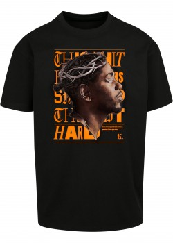 Тениска в черен цвят Mister Tee Kendrick Lamar K-Dot Oversize Тениска в черен цвят Mister Tee Kendrick Lamar K-Dot Oversize