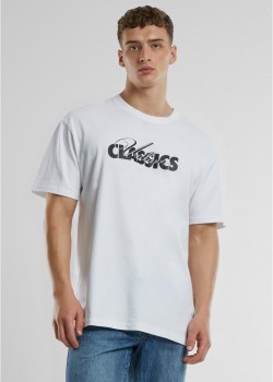 Мъжка тениска в бял цвят с лого Urban Classics Oversized Мъжка тениска в бял цвят с лого Urban Classics Oversized