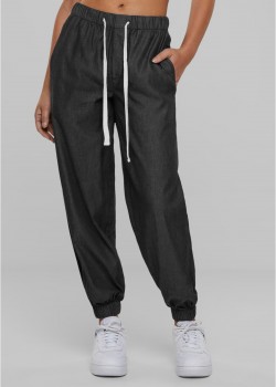 Дамски панталон в черно Urban Classics Denim Jogpants Дамски панталон в черно Urban Classics Denim Jogpants