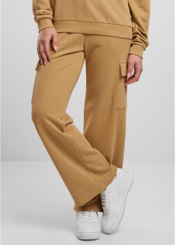 Дамски карго панталони Urban Classics Terry Sweat Pants unionbeige   Дамски карго панталони Urban Classics Terry Sweat Pants unionbeige
