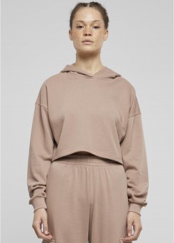 Дамски къс суичър Urban Classics Terry Hoodie duskrose Дамски къс суичър Urban Classics Terry Hoodie duskrose
