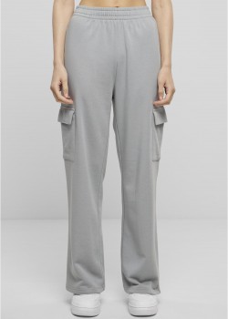 Дамски карго панталони Urban Classics Terry Sweat Pants lightasphalt Дамски карго панталони Urban Classics Terry Sweat Pants lightasphalt