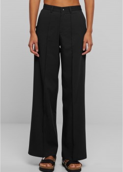 Дамски панталон в черно Urban Classics Wide Pleated Дамски панталон в черно Urban Classics Wide Pleated