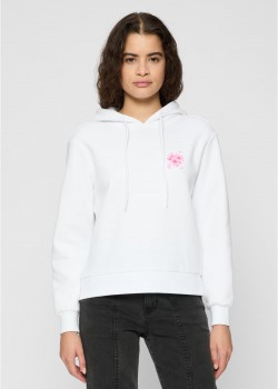 Дамски суичър в бяло Miss Tee Self Love Club  Дамски суичър в бяло Miss Tee Self Love Club