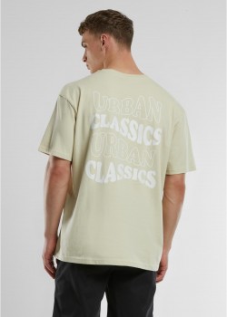 Мъжка тениска в цвят пясък Urban Classics UC Weavy Oversized Мъжка тениска в цвят пясък Urban Classics UC Weavy Oversized