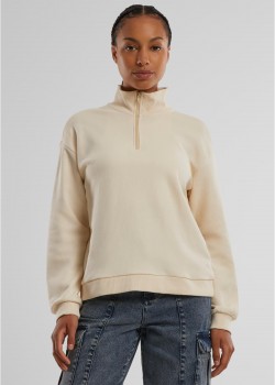 Дамски суичър в цвят пясък Urban Classics Terry Troyer Дамски суичър в цвят пясък Urban Classics Terry Troyer