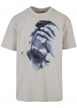 Мъжка тениска в сив цвят Mister Tee 4 AM Oversize Мъжка тениска в сив цвят Mister Tee 4 AM Oversize